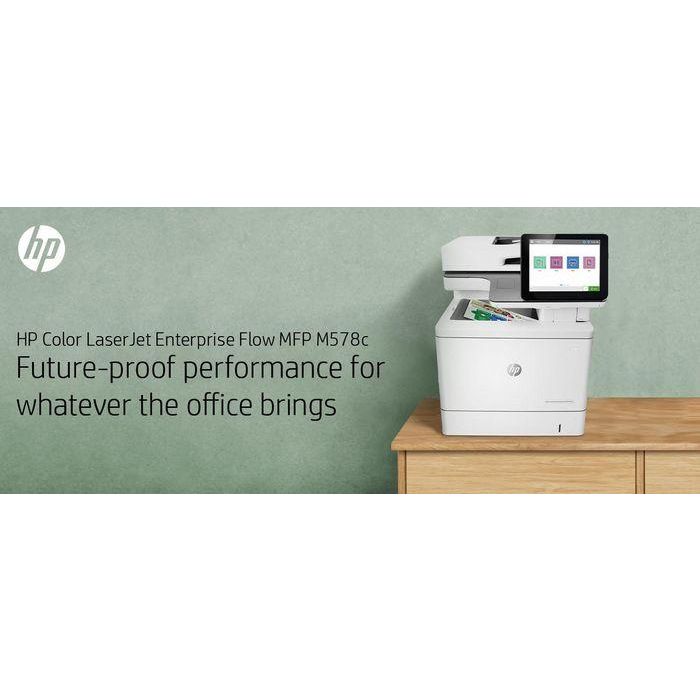 HP Color LaserJet Enterprise Flow MFP M578c, Laser, 1200 x 1200dpi, 38ppm, A4, 1250MB, CGD, 8" 37 HP Color LaserJet Enterprise Flow MFP M578c, Laser, 1200 x 1200dpi, 38ppm, A4, 1250MB, CGD, 8" 37