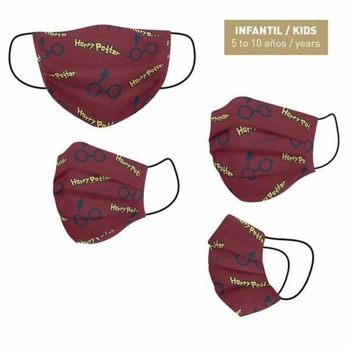 Mascarilla Higiénica de Tela Reutilizable Harry Potter Infantil 7 Mascarilla Higiénica de Tela Reutilizable Harry Potter Infantil 7