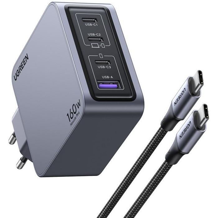 UGREEN Nexode Pro 160W GaN Charger with USB-C Cable 5 UGREEN Nexode Pro 160W GaN Charger with USB-C Cable 5