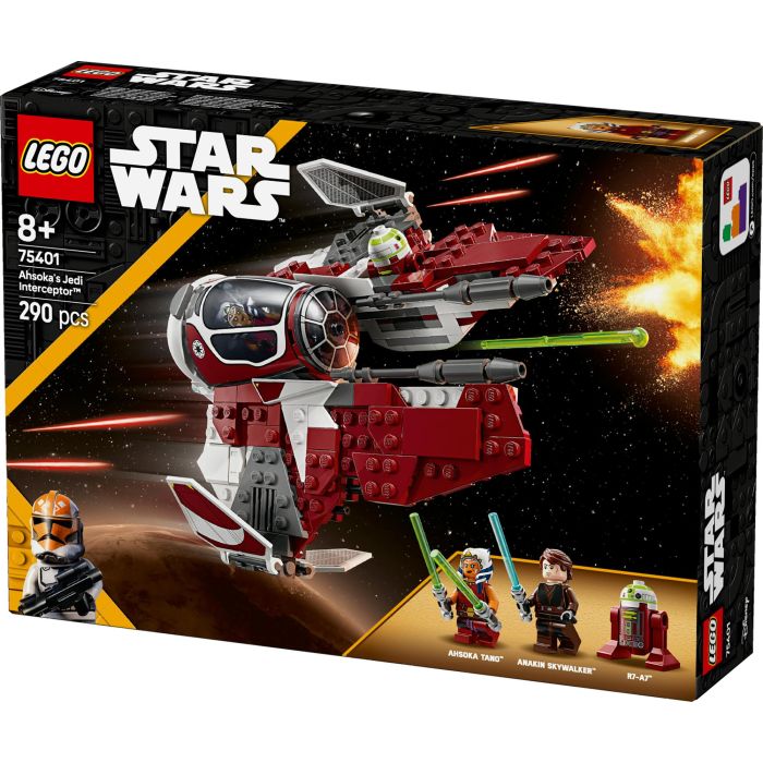 LEGO Star Wars Interceptor Jedi de Ahsoka 75401 Juego de construcción para Niños y Niñas a partir de 8 años 12 LEGO Star Wars Interceptor Jedi de Ahsoka 75401 Juego de construcción para Niños y Niñas a partir de 8 años 12