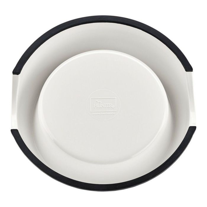 Hunter Comedero Melamina 160 mL Blanco con Acero Inoxidable Extraíble
