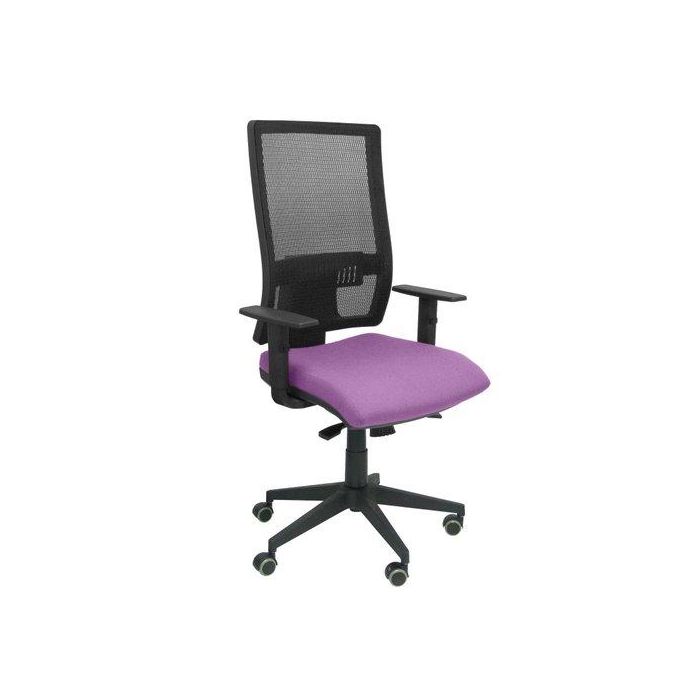 Silla Piqueras Y Crespo Horna Brazos Regulables Mecanismo Sincro Apoyo Lumbar Respaldo Malla Transpirable Y Asiento Tapizado Bali Lila