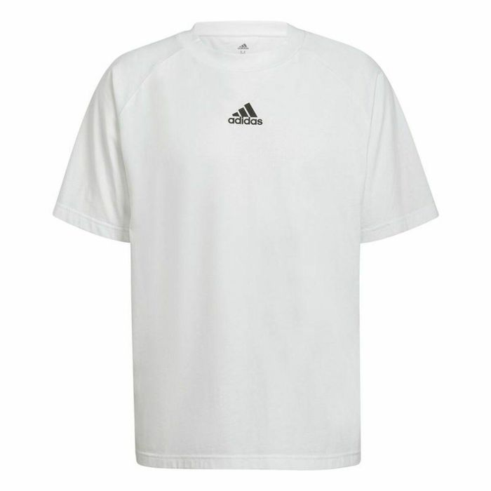 Camiseta de Manga Corta Hombre Adidas Essentials Brandlove Blanco 0 Camiseta de Manga Corta Hombre Adidas Essentials Brandlove Blanco 0
