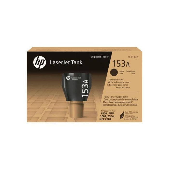 HP Toner Negro 153A para LaserJet Tank 1020, 1500, 2500 Series y MFP 1005, 1600, 2600 Series HP Toner Negro 153A para LaserJet Tank 1020, 1500, 2500 Series y MFP 1005, 1600, 2600 Series