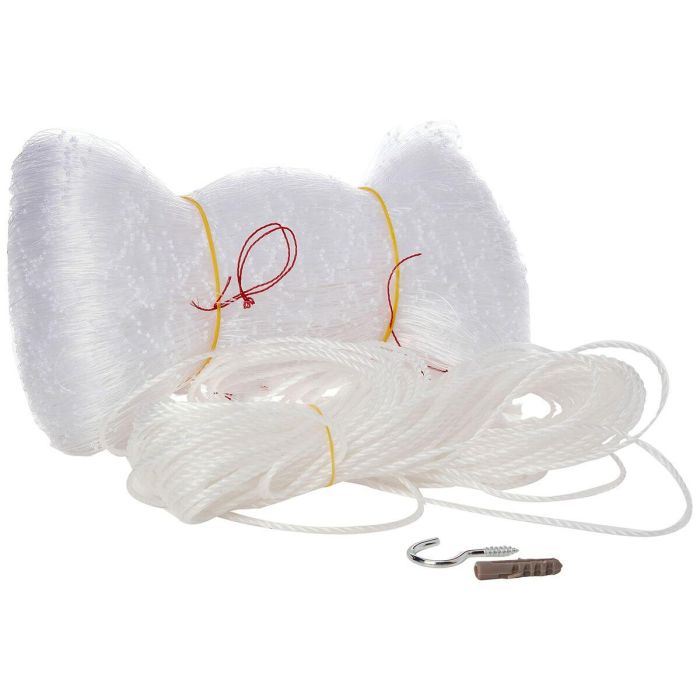 TRIXIE Red de protección para gatos 8x3m transparente resistente rayos UV para interior y exterior 4