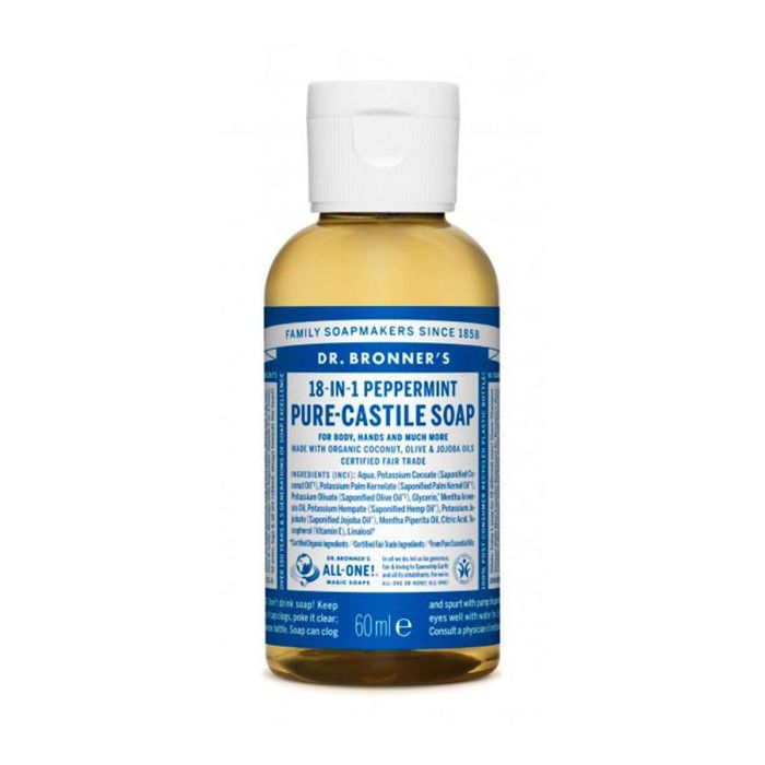 Dr Bronner's Jabón Líquido Menta 60 mL
