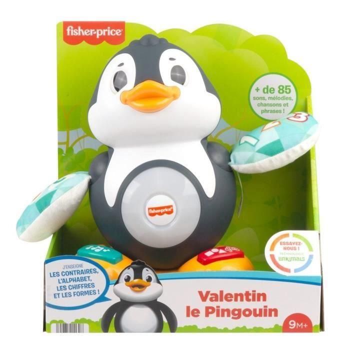 Fisher-Price - Valentine the Penguin Linkimals, juguete musical con luces, movimientos y canciones - Juguete de aprendizaje temprano - A partir de los 9 meses 4