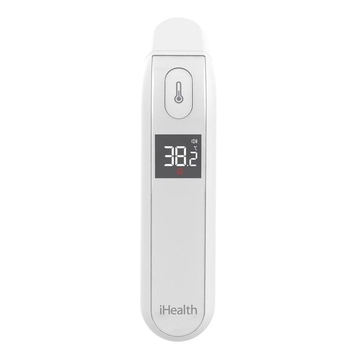 Ihealth Termómetro Digital Clínico Sin Contacto con Piel, Infrarrojos para Temperatura Corporal, Pantalla Iluminada 4 Ihealth Termómetro Digital Clínico Sin Contacto con Piel, Infrarrojos para Temperatura Corporal, Pantalla Iluminada 4