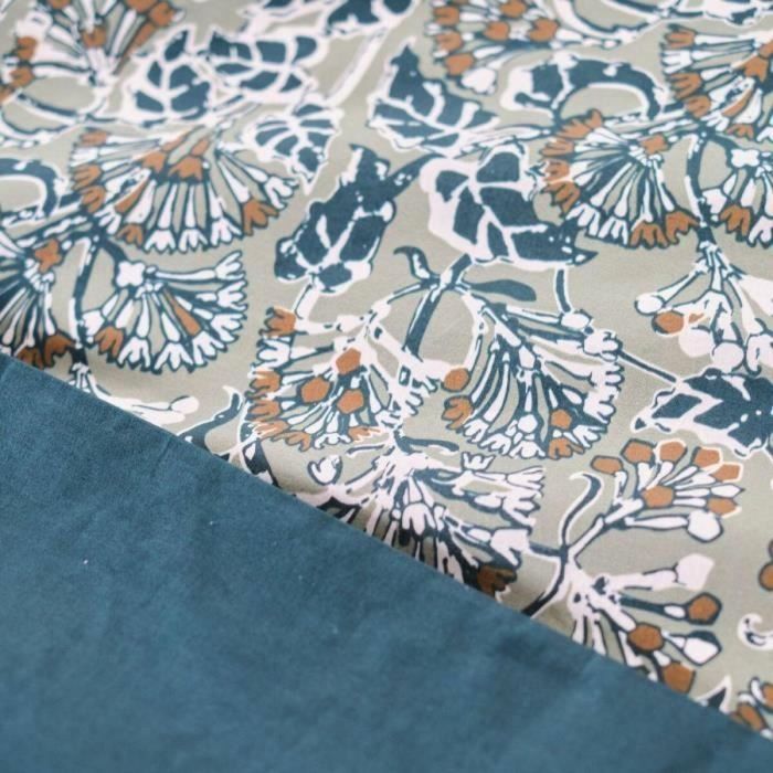 Today Juego de cama Sunshine 116500 para 2 personas 220x240 cm Algodón Estampado Azul 2