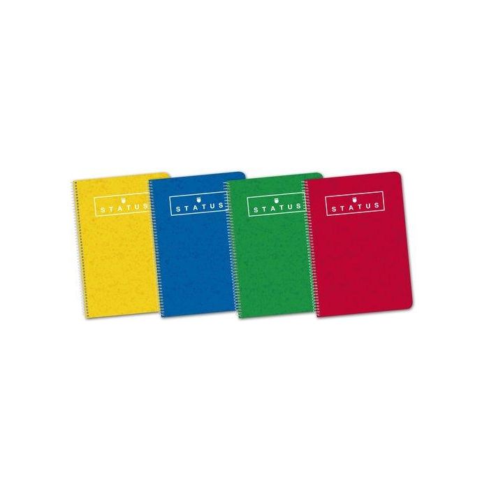 Bloc Enri Status Tapa Dura Fº 80H Cuadric.4X4 70G Col.Sur.(4) 5 unidades