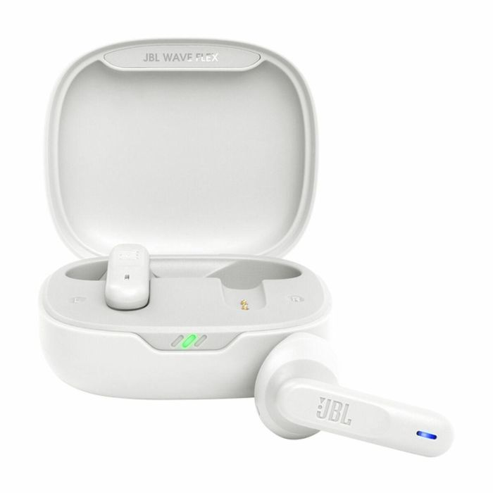 Auriculares Inalámbricos con Estuche de Carga JBL Wave Flex Blanco 29 Auriculares Inalámbricos con Estuche de Carga JBL Wave Flex Blanco 29