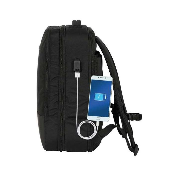 Safta Mochila Fin de Semana Portatil Business Black para Portátil 15,6'' 30x44x16cm 15