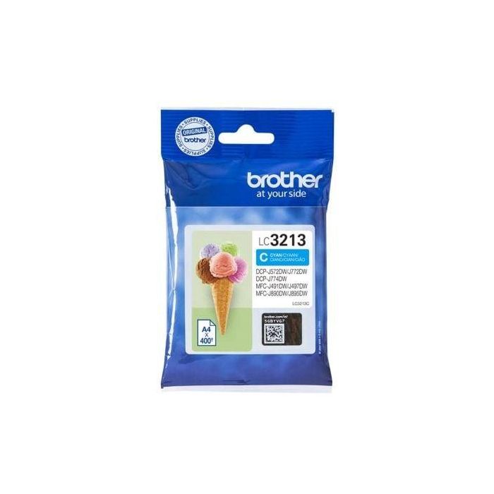 BROTHER Cartucho de tinta cian larga duracion BROTHER LC3213C