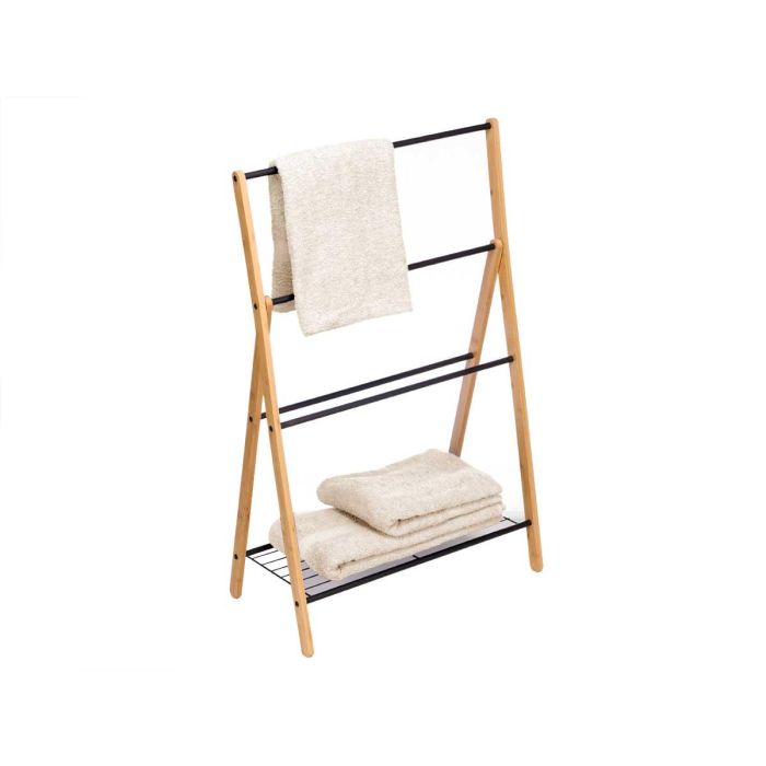 Toallero Bambu Negro Kipit 60X90CM (4 Unidades) 2 Toallero Bambu Negro Kipit 60X90CM (4 Unidades) 2