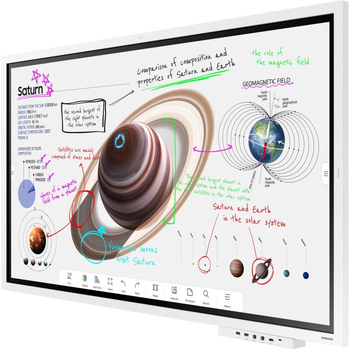 Samsung Flip Pro WM55B Pantalla Táctil 55" 4K UHD Multi-Touch Blanco/Gris, HDMI, DP, USB-C, Wi-Fi, Tizen OS 4 Samsung Flip Pro WM55B Pantalla Táctil 55" 4K UHD Multi-Touch Blanco/Gris, HDMI, DP, USB-C, Wi-Fi, Tizen OS 4