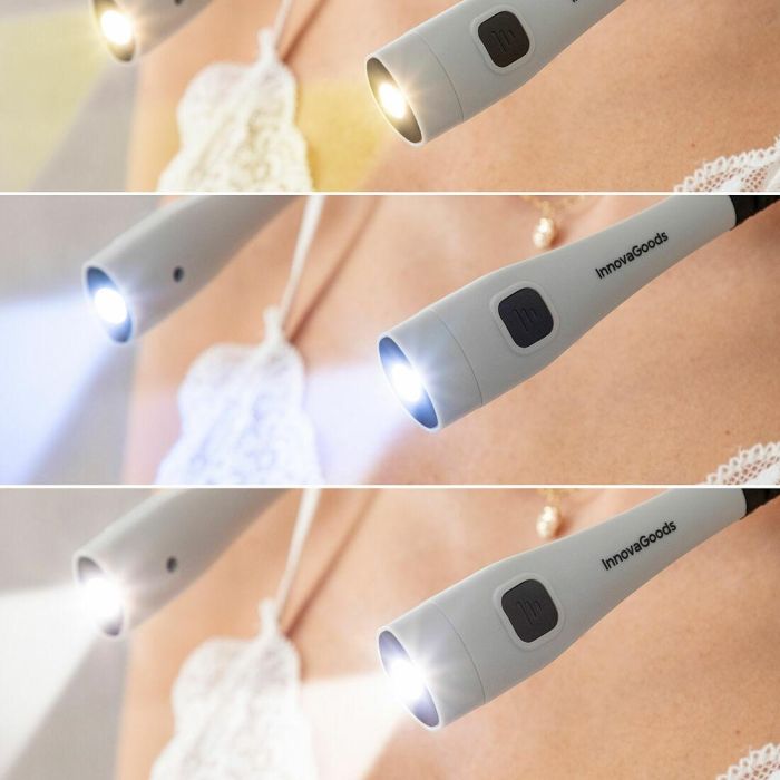 Luz de Lectura Recargable para Cuello Neddrer InnovaGoods 10 Luz de Lectura Recargable para Cuello Neddrer InnovaGoods 10