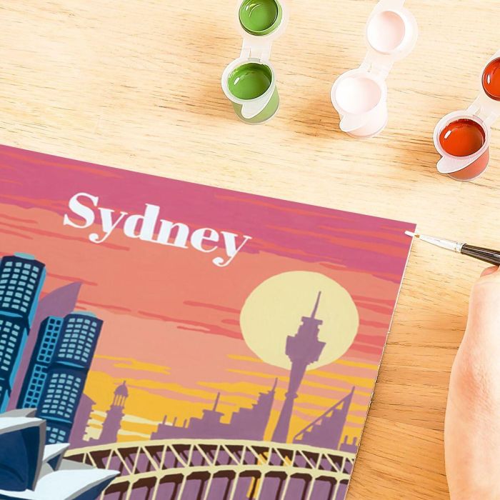 Set de Pintura por Números Ravensburger Sydney 1 Set de Pintura por Números Ravensburger Sydney 1