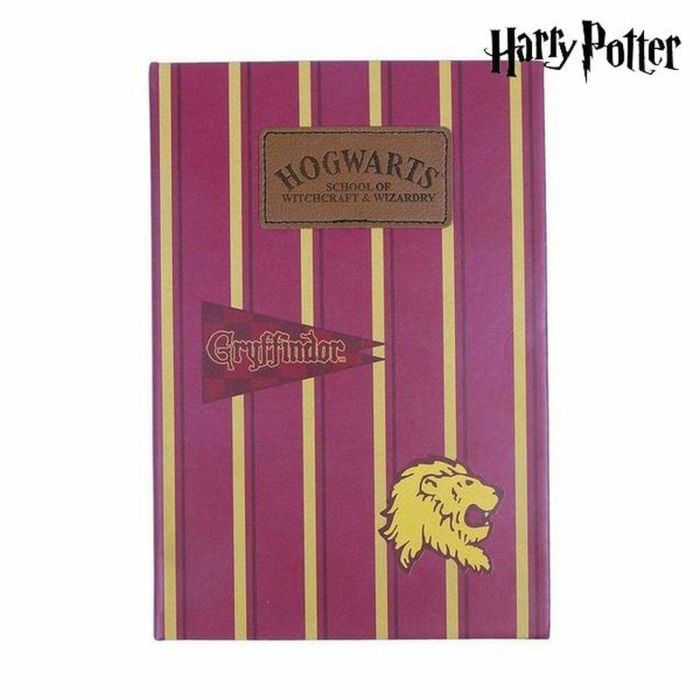 Cuaderno de Notas + Bolígrafo Gryffindor Harry Potter Harry Potter Rojo 9