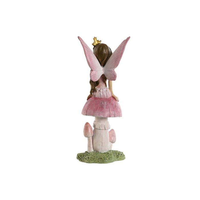 Figura Shabby DKD Home Decor Rosa 6 x 18.5 x 8 cm 1