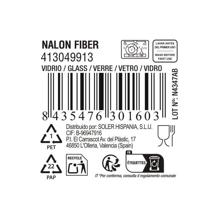 Vaso Nalon Fiber 360 cc - Inde (48 Unidades) 5 Vaso Nalon Fiber 360 cc - Inde (48 Unidades) 5
