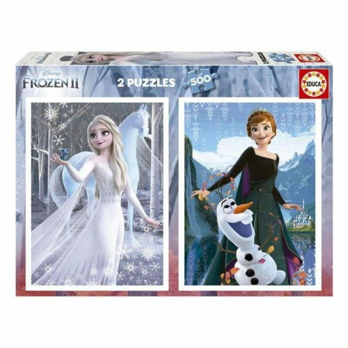 Puzzle 2x500 piezas frozen ii