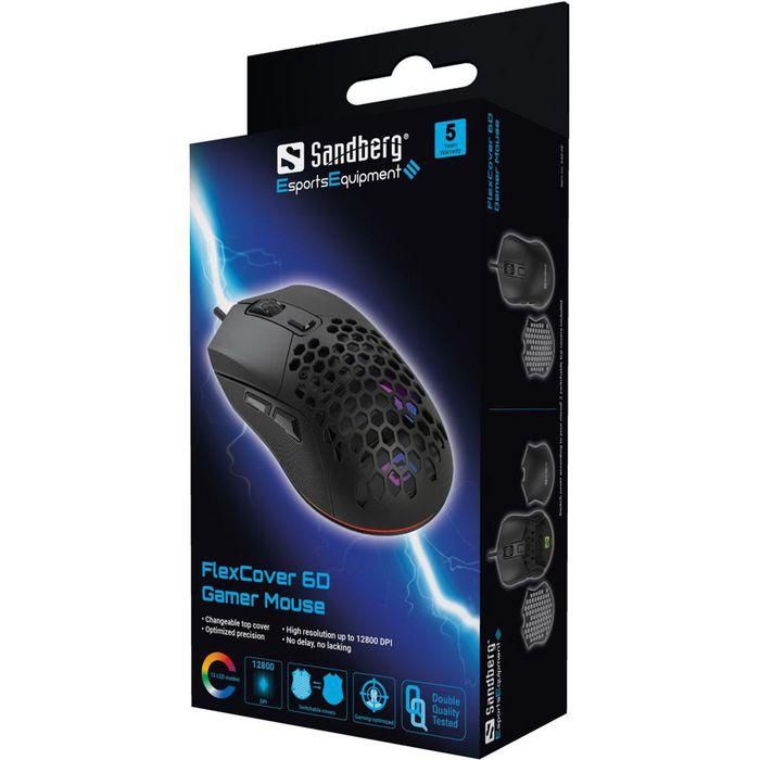 Sandberg FlexCover 6D Gamer Mouse 10 Sandberg FlexCover 6D Gamer Mouse 10