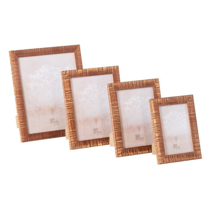 Portafotos 20X25 Madera Dm Natural 23,50 X 1 X 28,50 cm