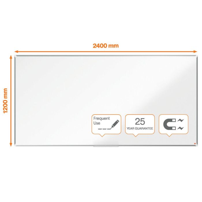 Pizarra magnética Nobo Premium Plus Blanco Aluminio 240 x 120 cm 5 Pizarra magnética Nobo Premium Plus Blanco Aluminio 240 x 120 cm 5