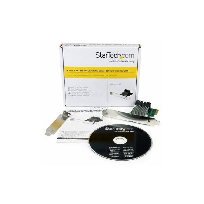 Tarjeta controladora RAID Startech PEXSAT34RH 2