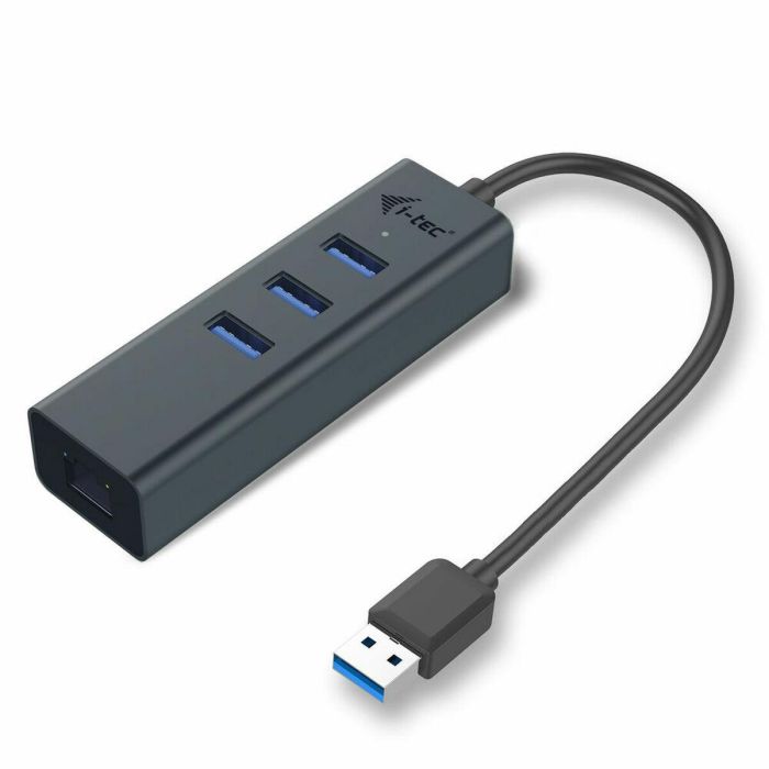 Hub USB i-Tec U3METALG3HUB Gris