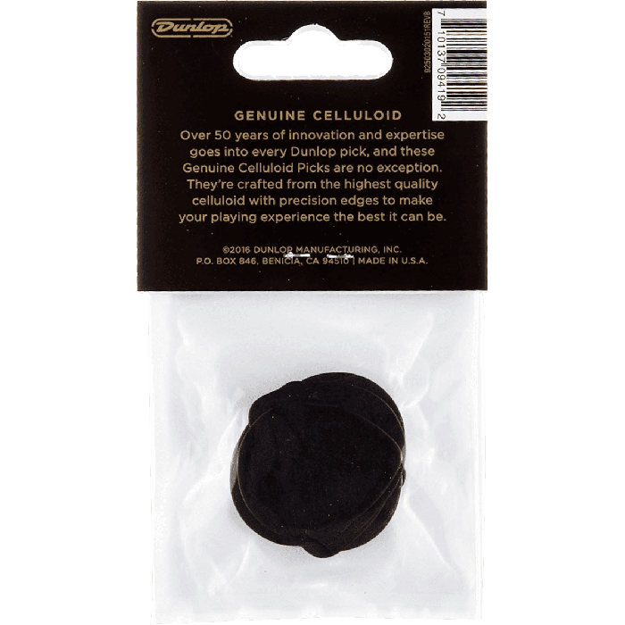 Pack 12 Púas Genuine Celluloid Teardrop Negro - Thin 4 Pack 12 Púas Genuine Celluloid Teardrop Negro - Thin 4