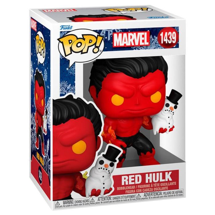 Figura POP Marvel Red Hulk with Snowman 0 Figura POP Marvel Red Hulk with Snowman 0