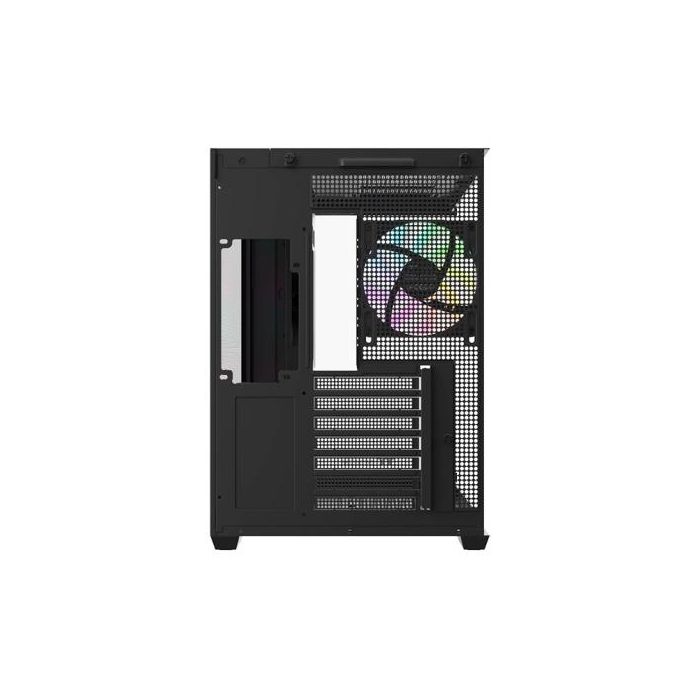 THERMALTAKE View 380 WS ARGB Midi Tower Caja PC Negra ATX/Micro-ATX/Mini-ITX con Panel Lateral de Cristal Templado y 3 Ventiladores ARGB Incluidos 2