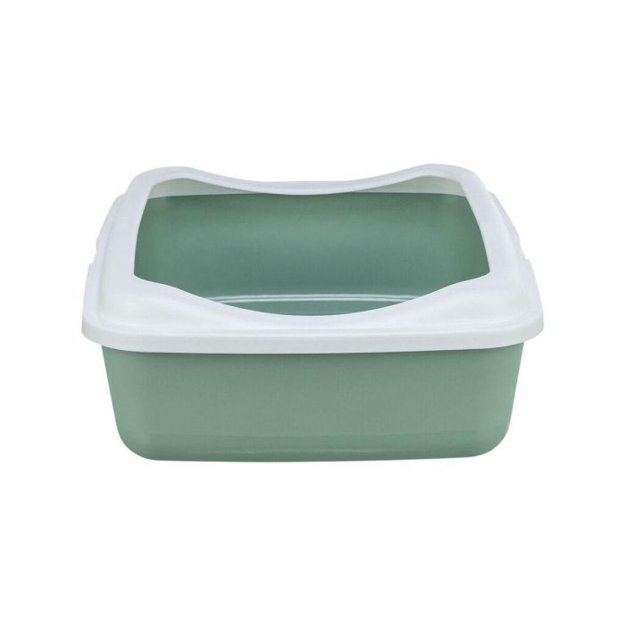 Arenero para Gatos Trixie Classic Blanco Verde Plástico 37 × 15 × 48 cm 2 Arenero para Gatos Trixie Classic Blanco Verde Plástico 37 × 15 × 48 cm 2