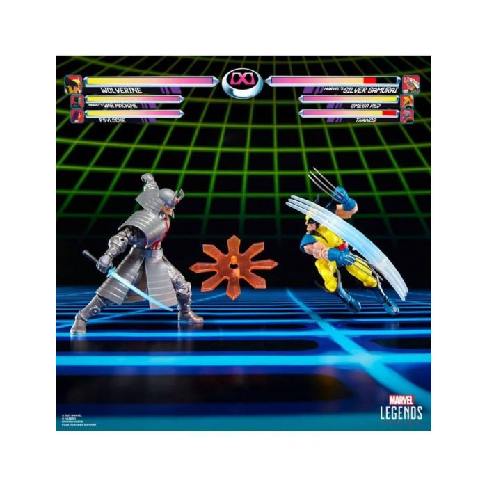 Hasbro Pack 2 Figuras Marvel Legends Gamerverse: Lobezno vs Silver Samurai 15 cm con 11 Accesorios Articuladas 3 Hasbro Pack 2 Figuras Marvel Legends Gamerverse: Lobezno vs Silver Samurai 15 cm con 11 Accesorios Articuladas 3