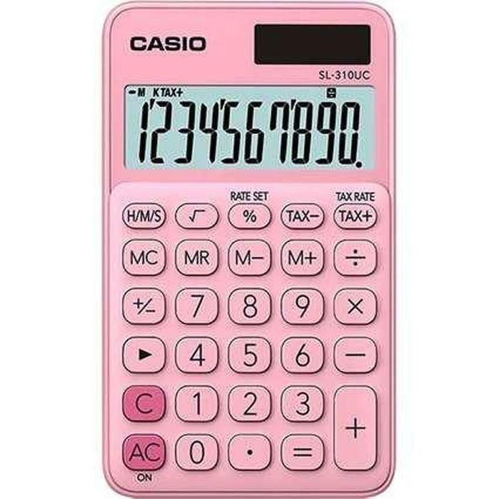 Calculadora Casio SL-310UC Rosa (10 Unidades) 1 Calculadora Casio SL-310UC Rosa (10 Unidades) 1