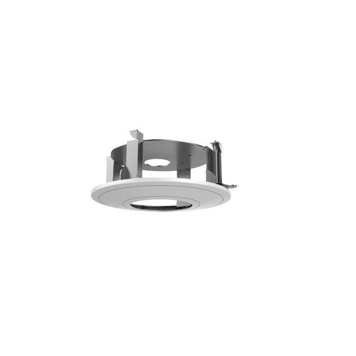Hikvision Soporte Empotrado a Techo para Cámaras Domo, Acero/Plástico, Blanco