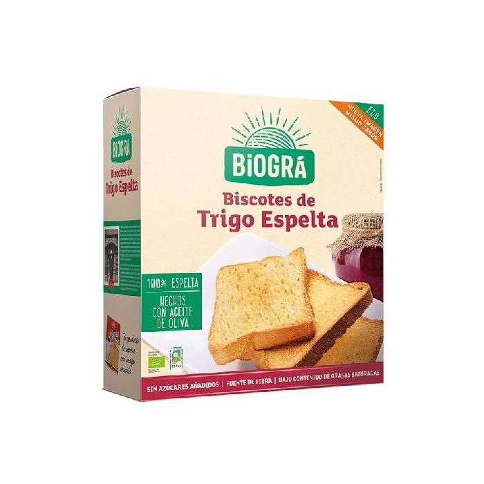 Biscotes De Espelta Sin Azúcar