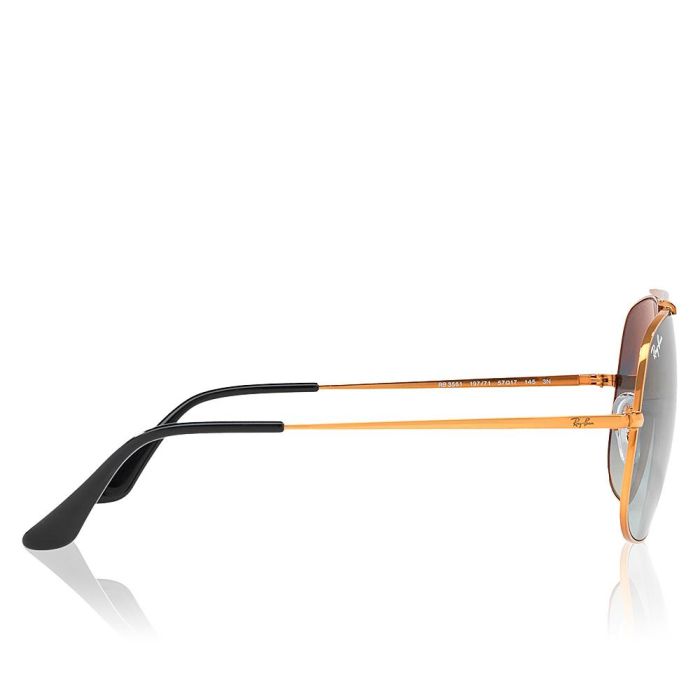 Rayban Gafas de Sol RB3561 197/71 57 mm Montura Bronce/Cobre Cristales Grey Green Hombre 3