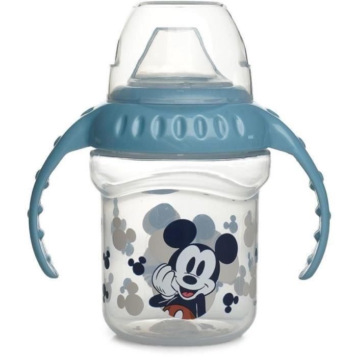 Thermobaby THE3023190132785 Set de Alimentación Infantil Mickey Primera Edad: Mordisqueador, Bol, Vaso con Asa, 2 Cucharas 1