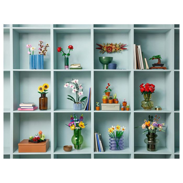 LEGO Icons 10329 Plantas Diminutas Set de Construcción Ornamental para Adultos 32