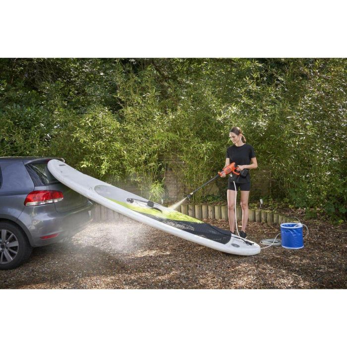 Black+Decker BCPC18B-XJ Hidrolimpiadora Inalámbrica 18V Litio 24 Bares Sin Batería, Boquilla 5 en 1, Multiusos para Limpieza Exterior 2