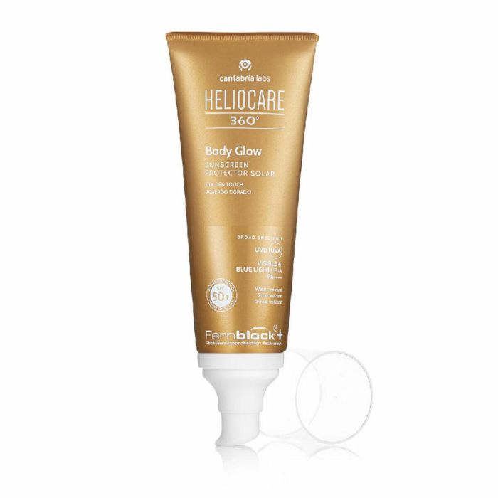 Heliocare 360º Body Glow Protector Solar Acabado Dorado Spf50+