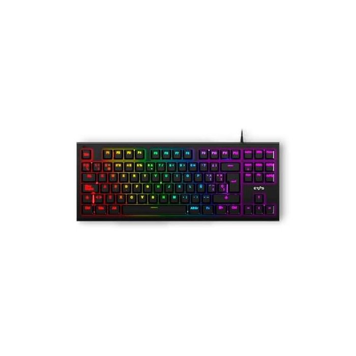 Energy Sistem Esg K6 Teclado Mecánico TKL USB Retroiluminación Rainbow QWERTY Español Pulsadores Azules para Gaming y Escritura PC PS4 Xbox Energy Sistem Esg K6 Teclado Mecánico TKL USB Retroiluminación Rainbow QWERTY Español Pulsadores Azules para Gaming y Escritura PC PS4 Xbox