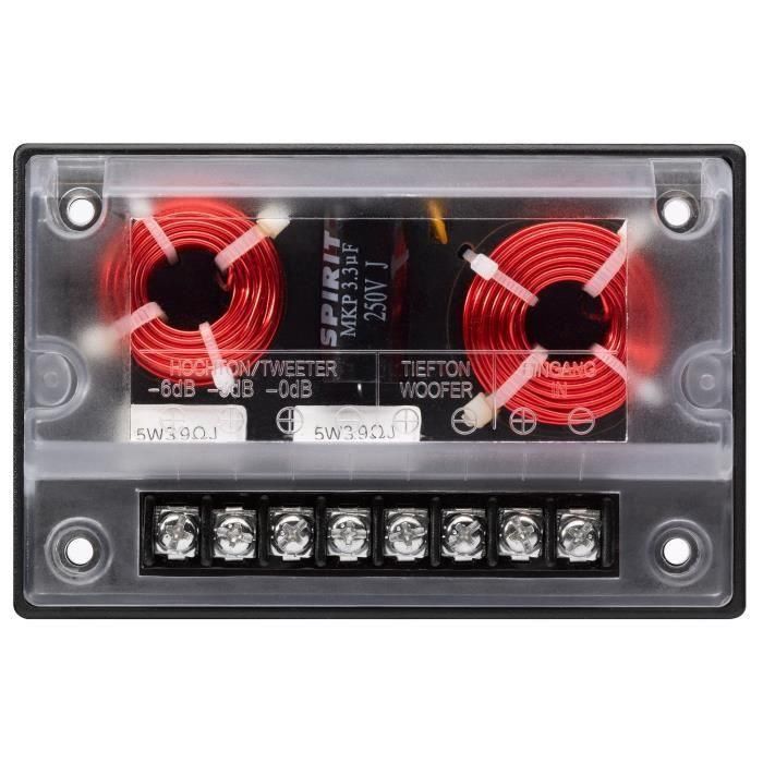 MTX TX650S Kit de altavoces 13cm 2 vías 80W RMS 4O chasis de aluminio tweeter de neodimio bobina de cúpula de seda TSV TIL 3 MTX TX650S Kit de altavoces 13cm 2 vías 80W RMS 4O chasis de aluminio tweeter de neodimio bobina de cúpula de seda TSV TIL 3