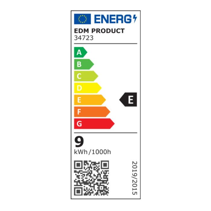 Aplique superficie led oval rejilla exterior 9w 1.066lm ip65 4000k 11,8x21,2x9cm 1