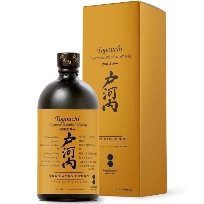 Togouchi - Acabado de barril de cerveza - Whisky mezclado - 40.0% Vol. - 70 cl 1