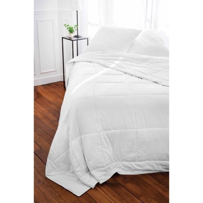 TOISON D'OR - Edredón templado Silkydor (280g/m²) - 220x240cm - Calidez templada - Algodón y seda morera - 2 personas - Blanco 1