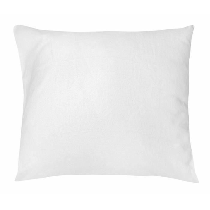 TOISON D'OR - Protector de almohada - NEGOC-006922 - Comino - 100% algodón - 60x60cm - Blanco