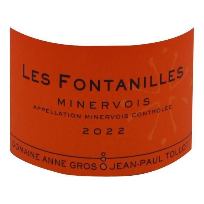 Domaine Anne Gros et Jean Paul Tollot Cuvée les Fontanilles 2022 Minervois - Vino tinto Languedoc-Rosellón 1